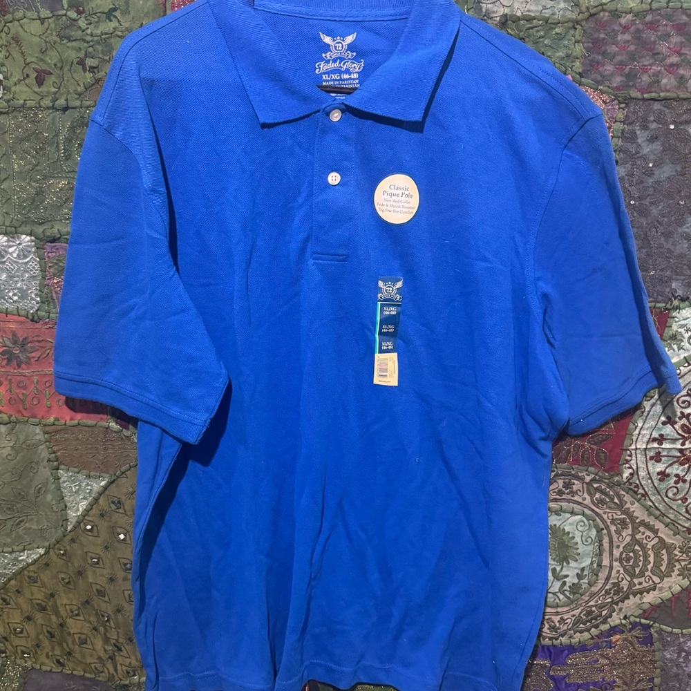 Men’s Blue Polo size xl